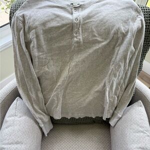 J. Crew Gray Long Sleeve Tee